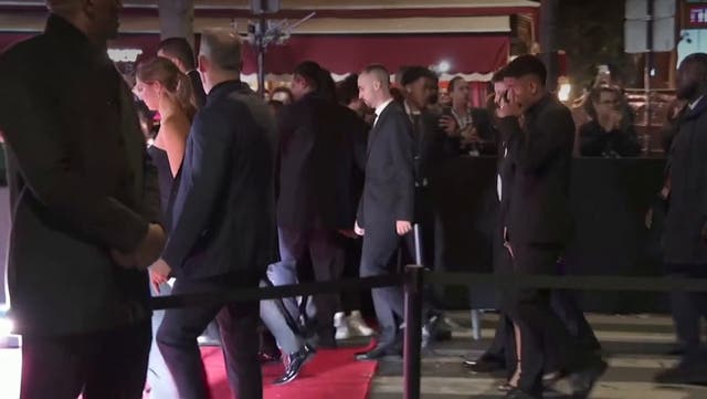 <p>Footballers and celebrities including Rodri, Harry Kane and Natalie Portman arrive for Ballon d’Or ceremony.</p>