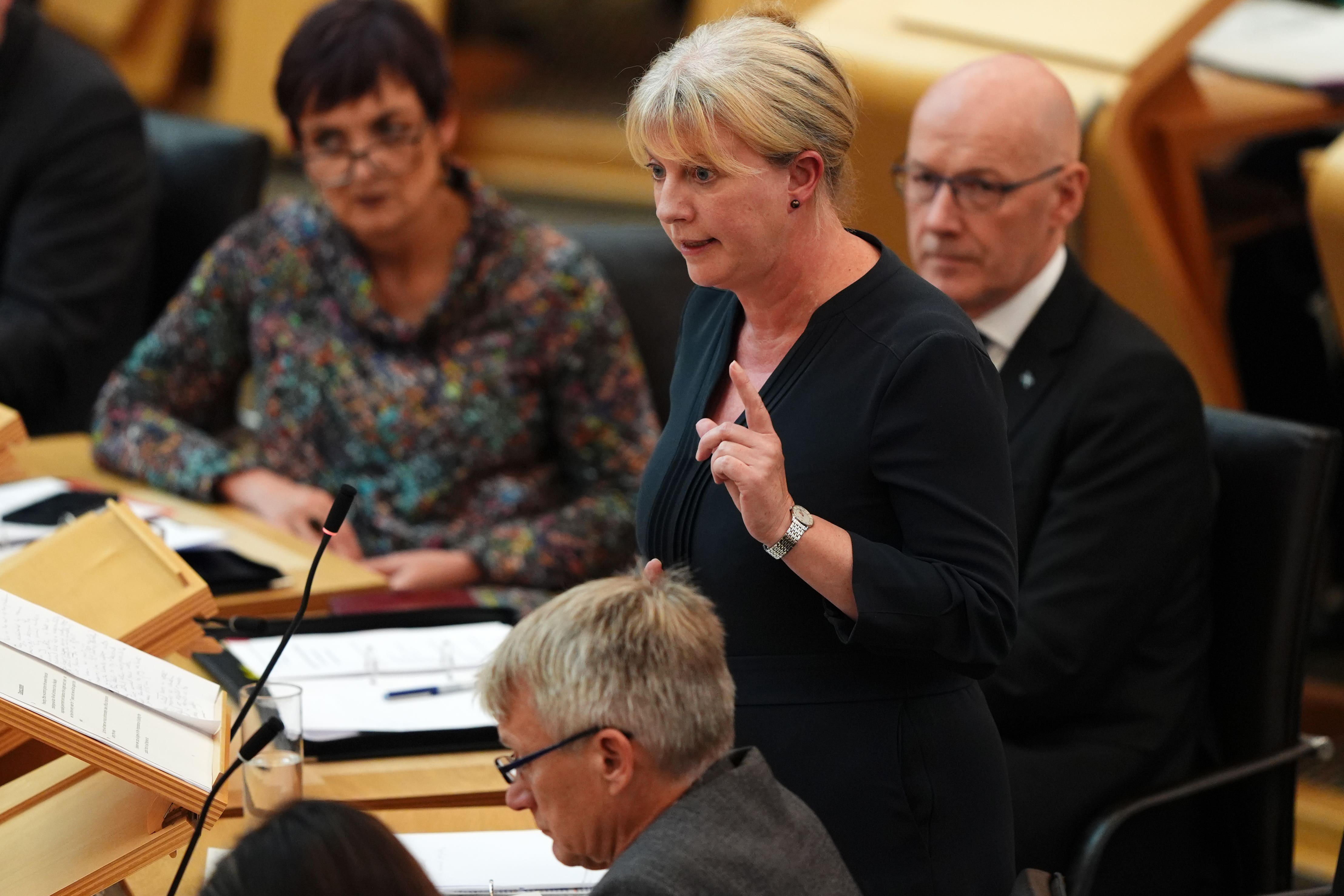 Shona Robison made the call ahead of a debate in Holyrood on Tuesday (Andrew Milligan/PA)