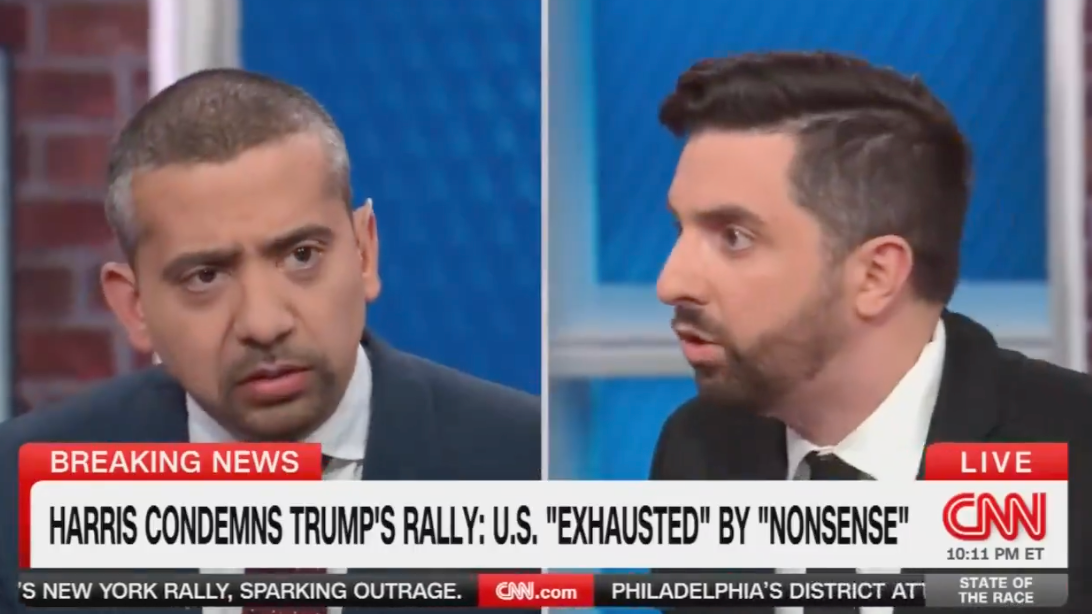 CNN said it will no longer feature Ryan Girdusky, right, after heated exchange with Mehdi Hasan