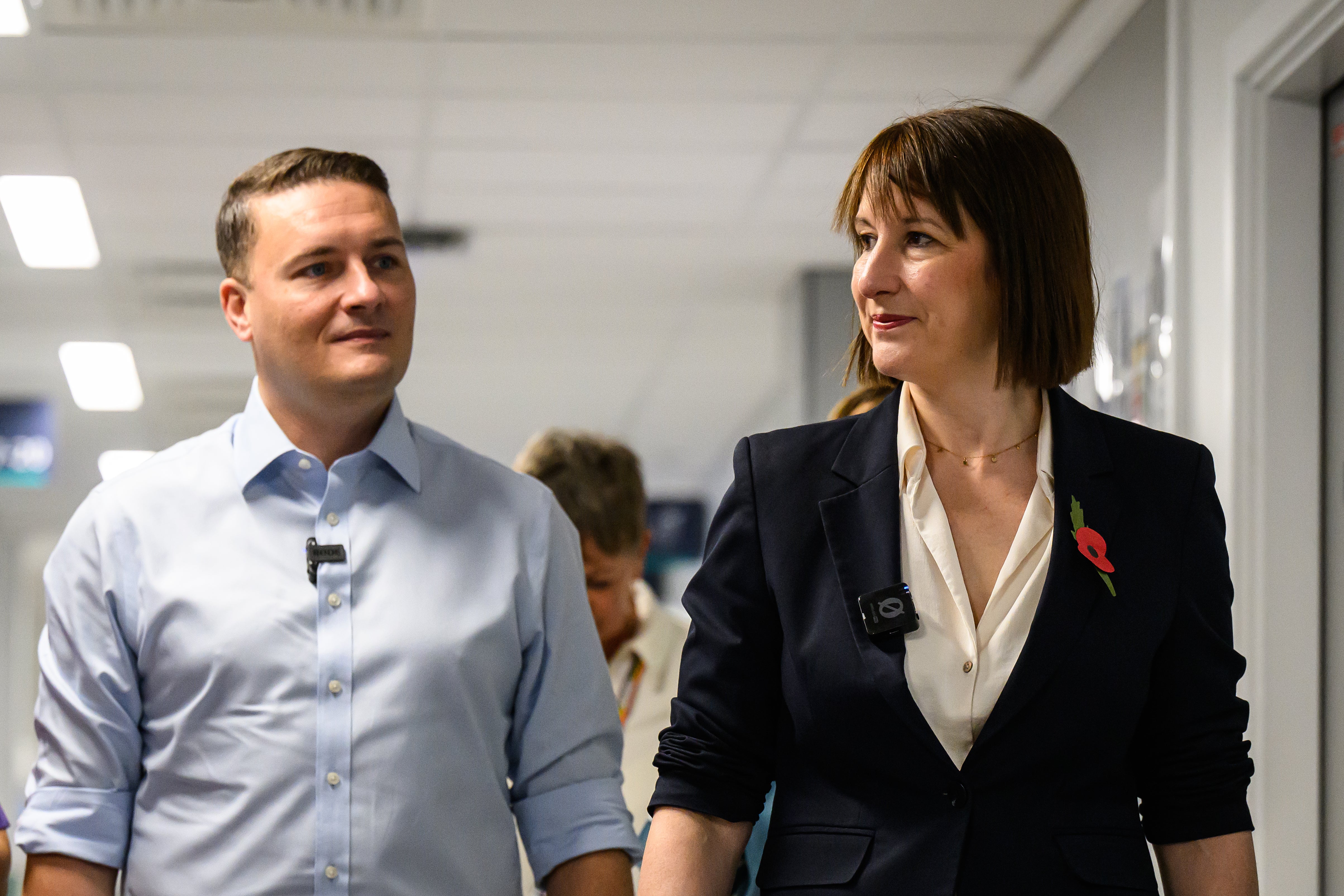 Health secretary Wes Streeting (left) has said he considers himself a “working person”