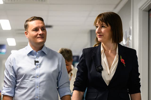 <p>Health secretary Wes Streeting (left) has said he considers himself a “working person”</p>