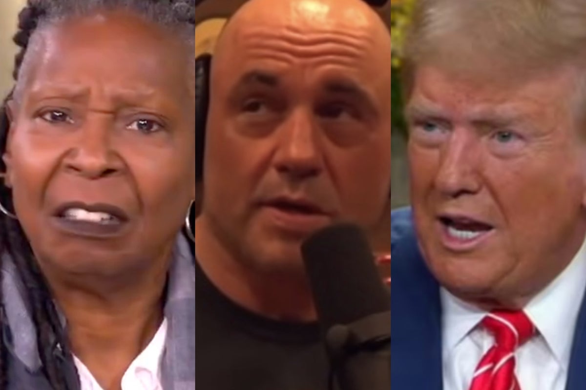 Trump claims shared by Joe Rogan obliterated by The View host Whoopi Goldberg | The Independent