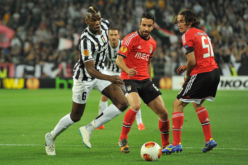 Ruben Amorim in action against Juventus’ Paul Pogba