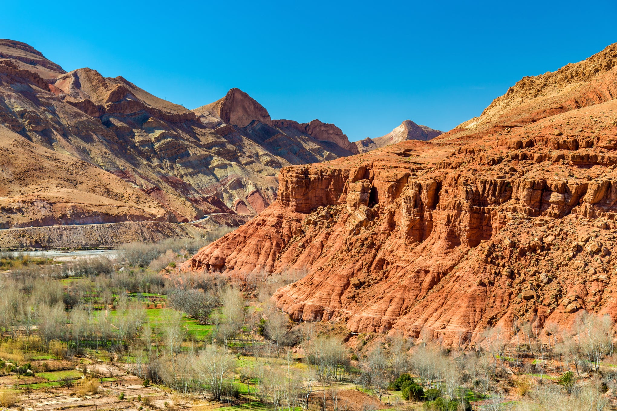 The M’Goun Valley is an area of the High Atlas mountains less visited by travellers