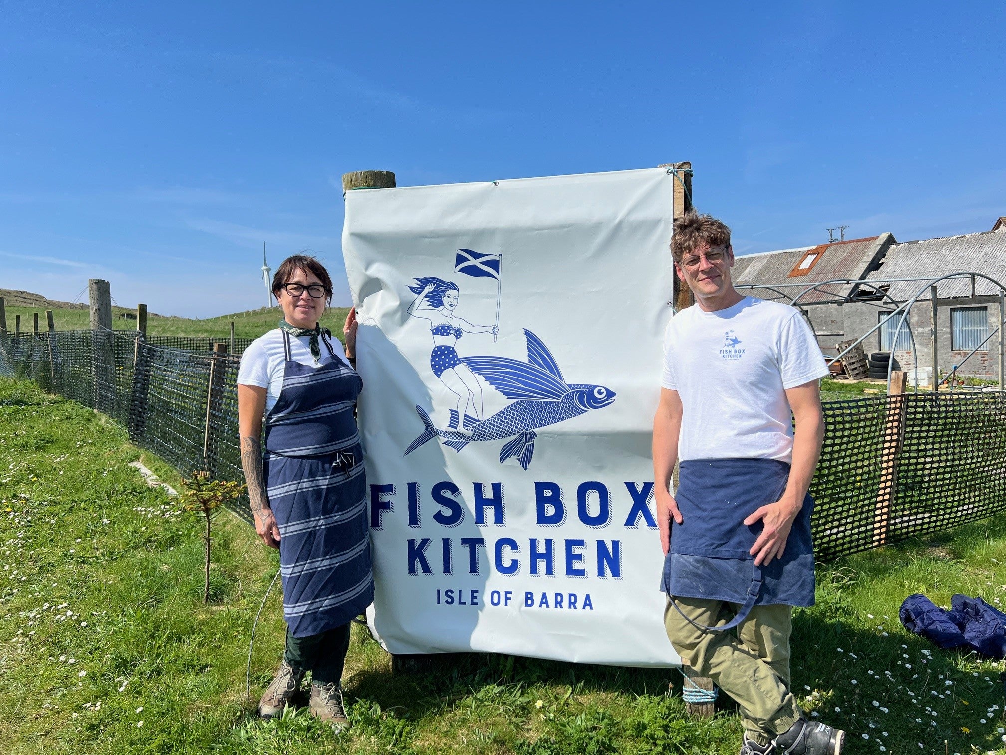 Helena Willes e Thomas Purser da Fish Box Kitchen