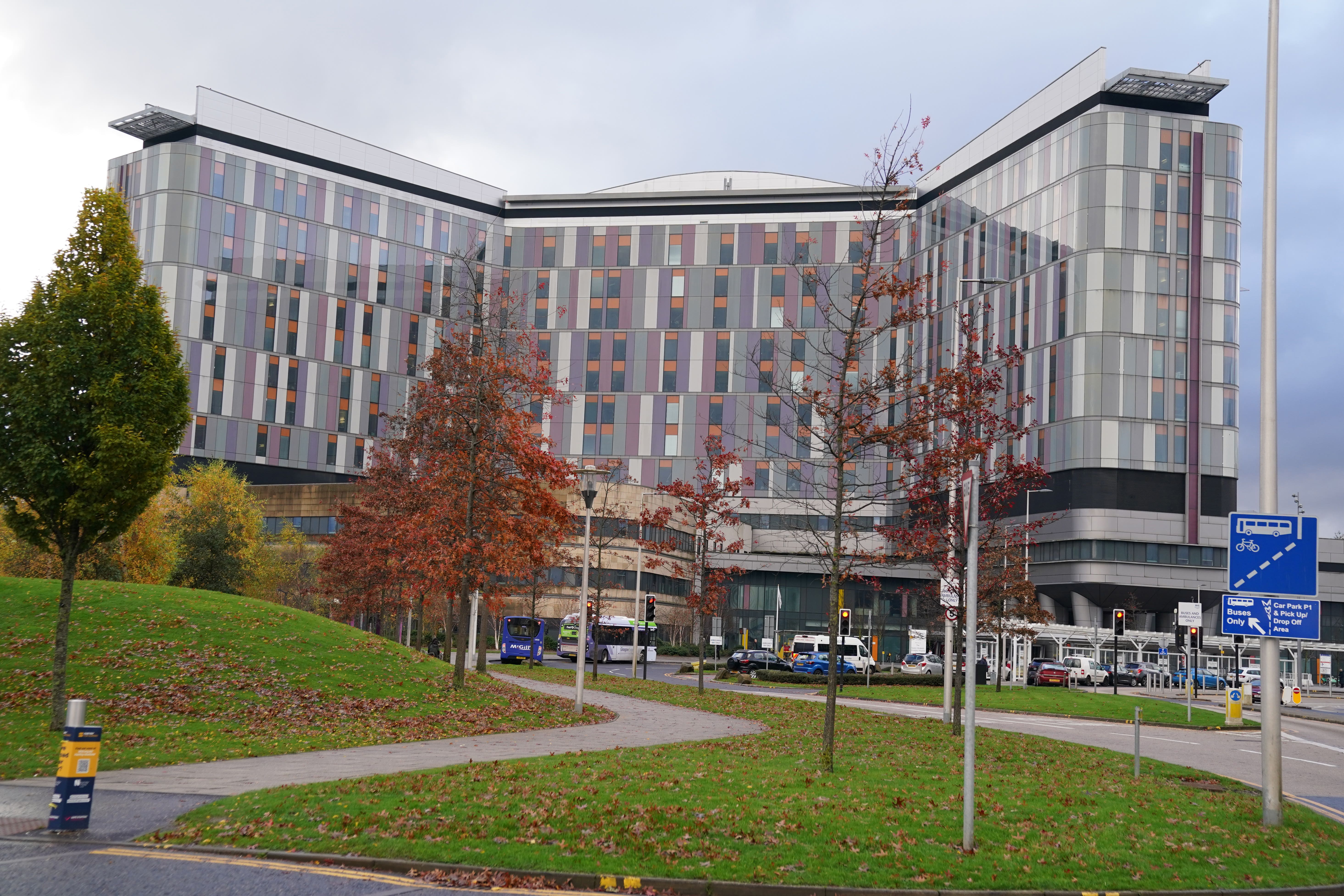 Gaynor Evans gave evidence regarding the Queen Elizabeth University Hospital in Glasgow (PA)