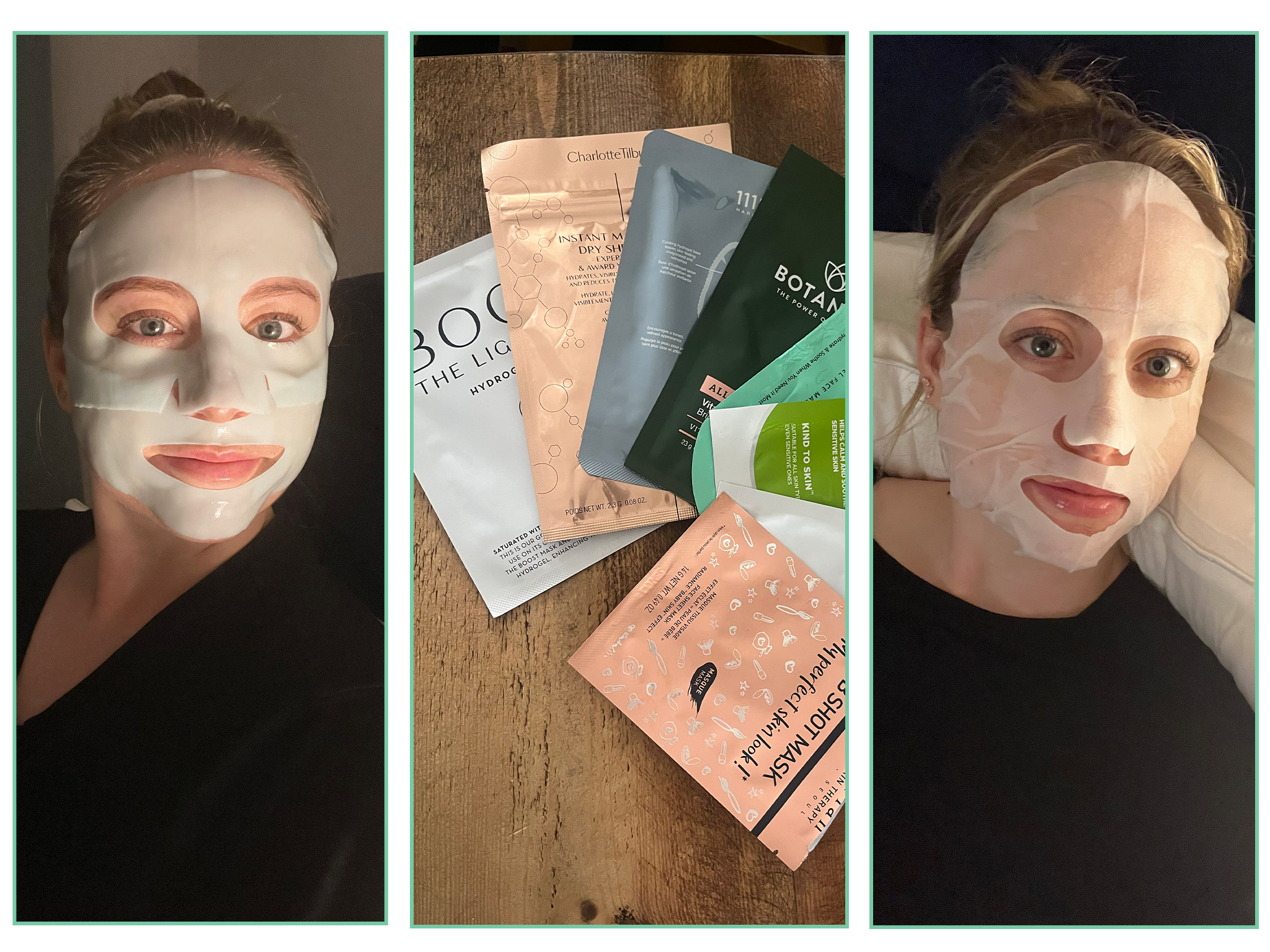 A selection of the tried and tested sheet masks