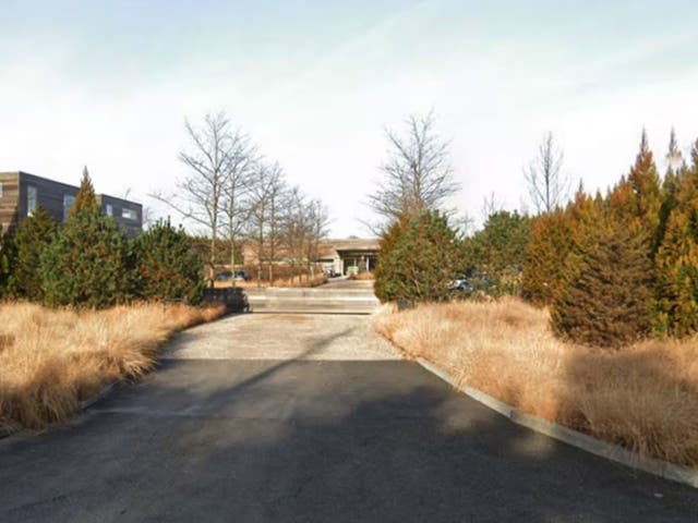 <p>A view of the Shou Sugi Ban House in Water Mill, New York, where Sabina Rosas, 33, was found dead on October 29, 2024. Police believe her death was a murder</p>