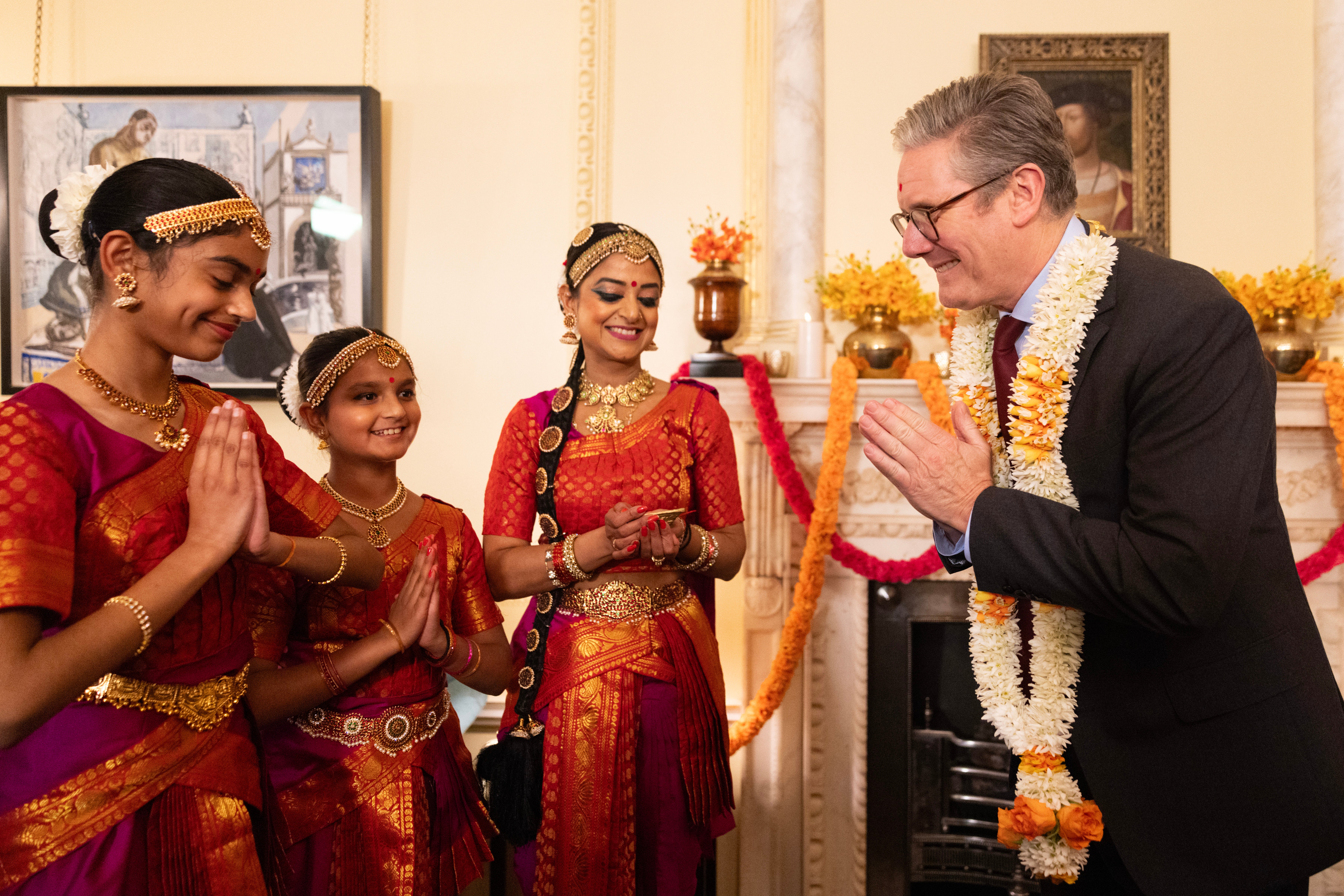 The PM at the Diwali reception