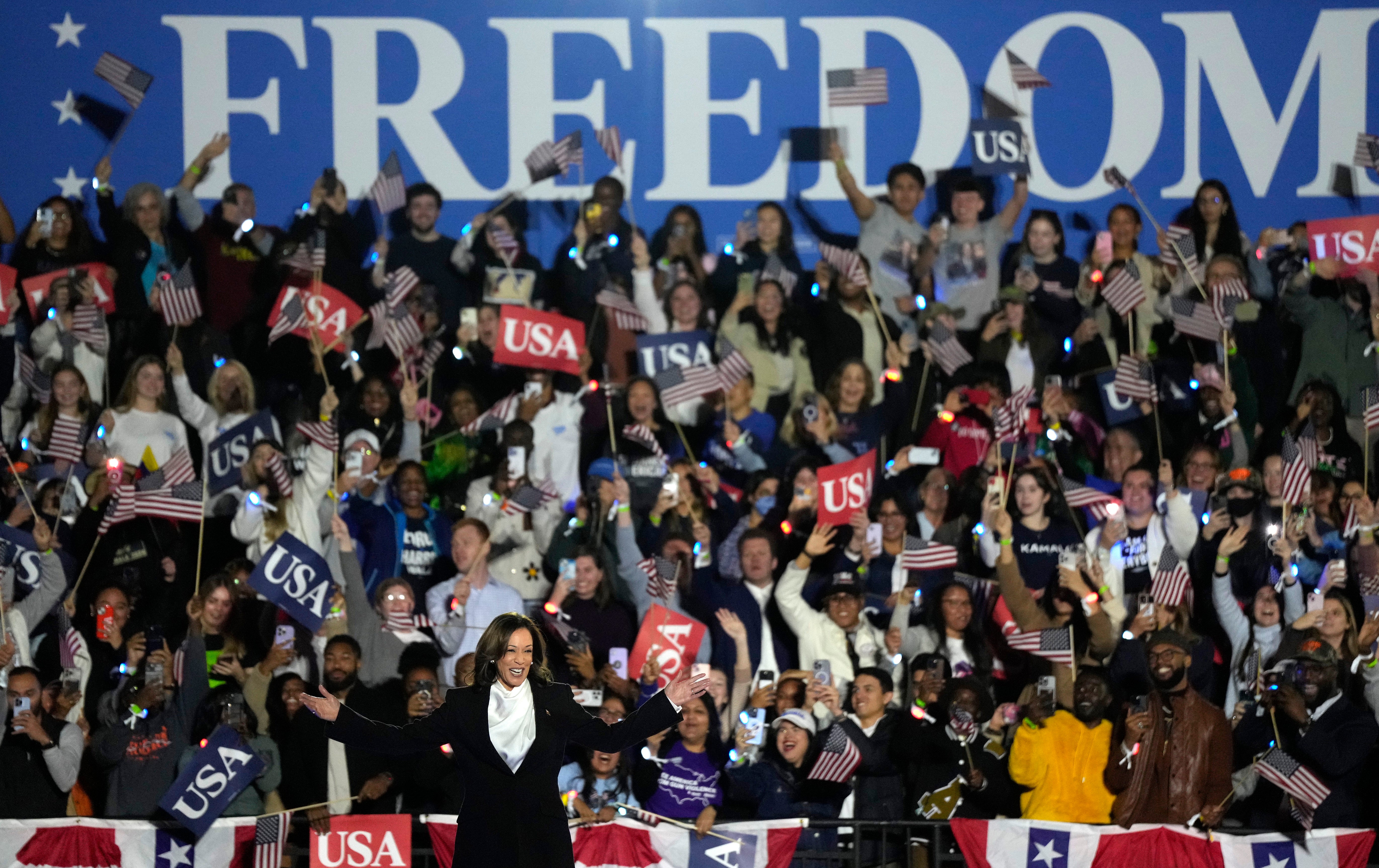 Kamala Harris addressed supporters on October 29 at the Ellipse, the site of Donald Trump’s infamous 2021 speech just before the Capitol riot