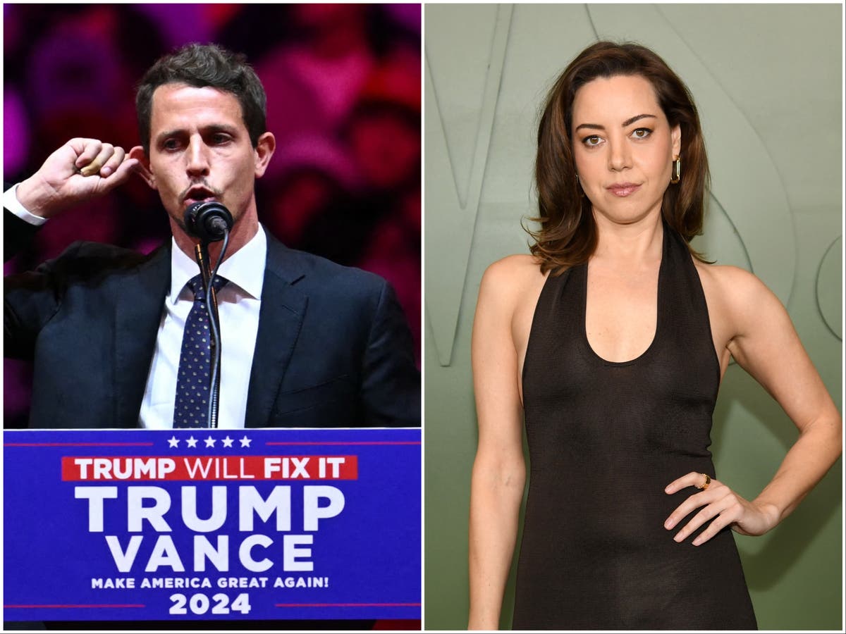 Aubrey Plaza condemns ‘disgusting’ Trump rally moment