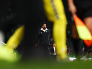 Ruben Amorim reacts during the Taca da Liga match against Nacional