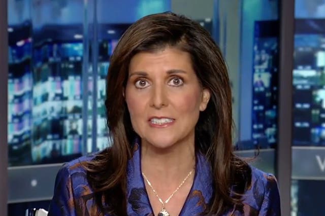 <p>Nikki Haley told Fox News’s Bret Baier that Trump needs to turn down his ‘overly masculine’ rhetoric</p>