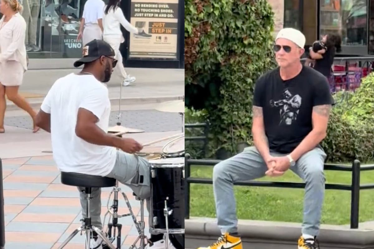 Busker goes viral covering Red Hot Chili Peppers while having no idea who is watching