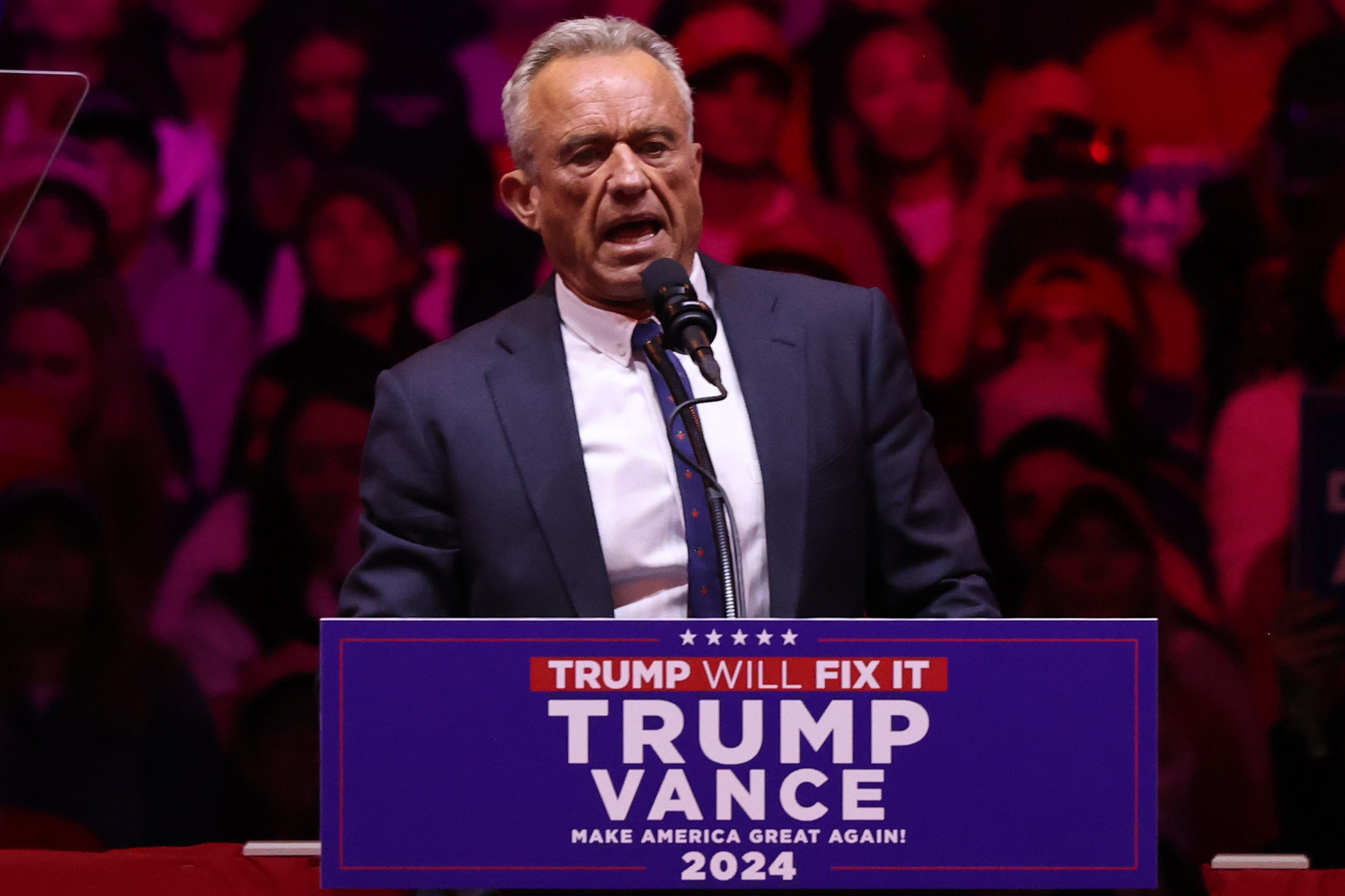 Robert F. Kennedy Jr said that Trump has promised him ‘control’ of several health and food agencies