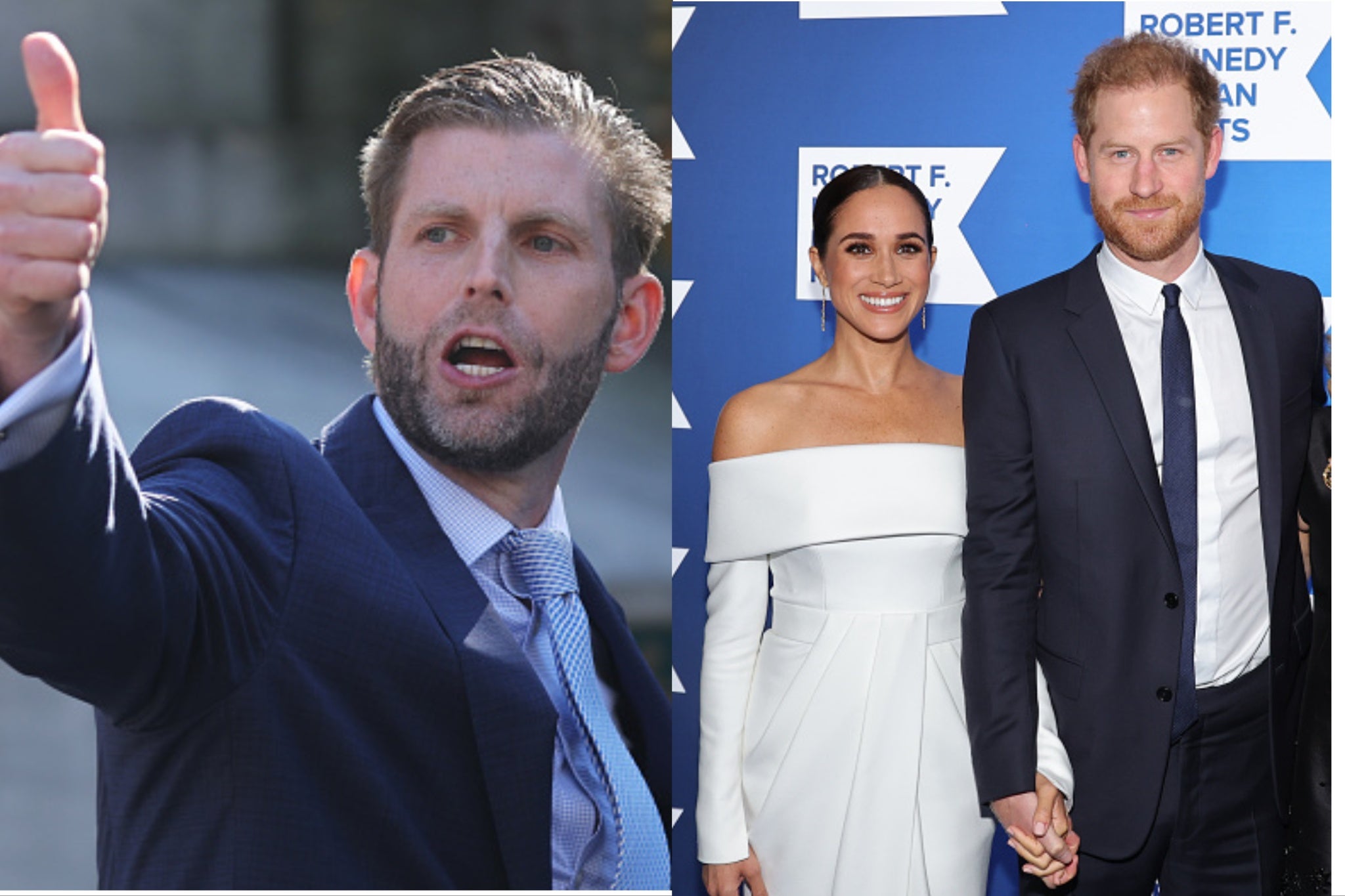 Eric Trump lashed out at the duke and duchess, claiming the only reason Prince Harry’s US Visa is safe is because “no one cares” about him.