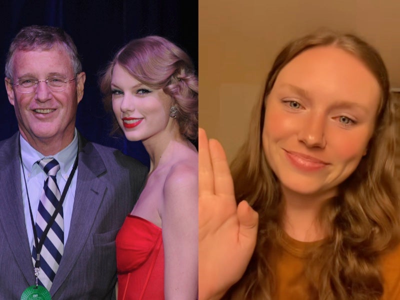 Taylor Swift’s dad Scott Swift (left) says Travis Kelce ‘has made the biggest impact’ out of all his daughter’s boyfriends