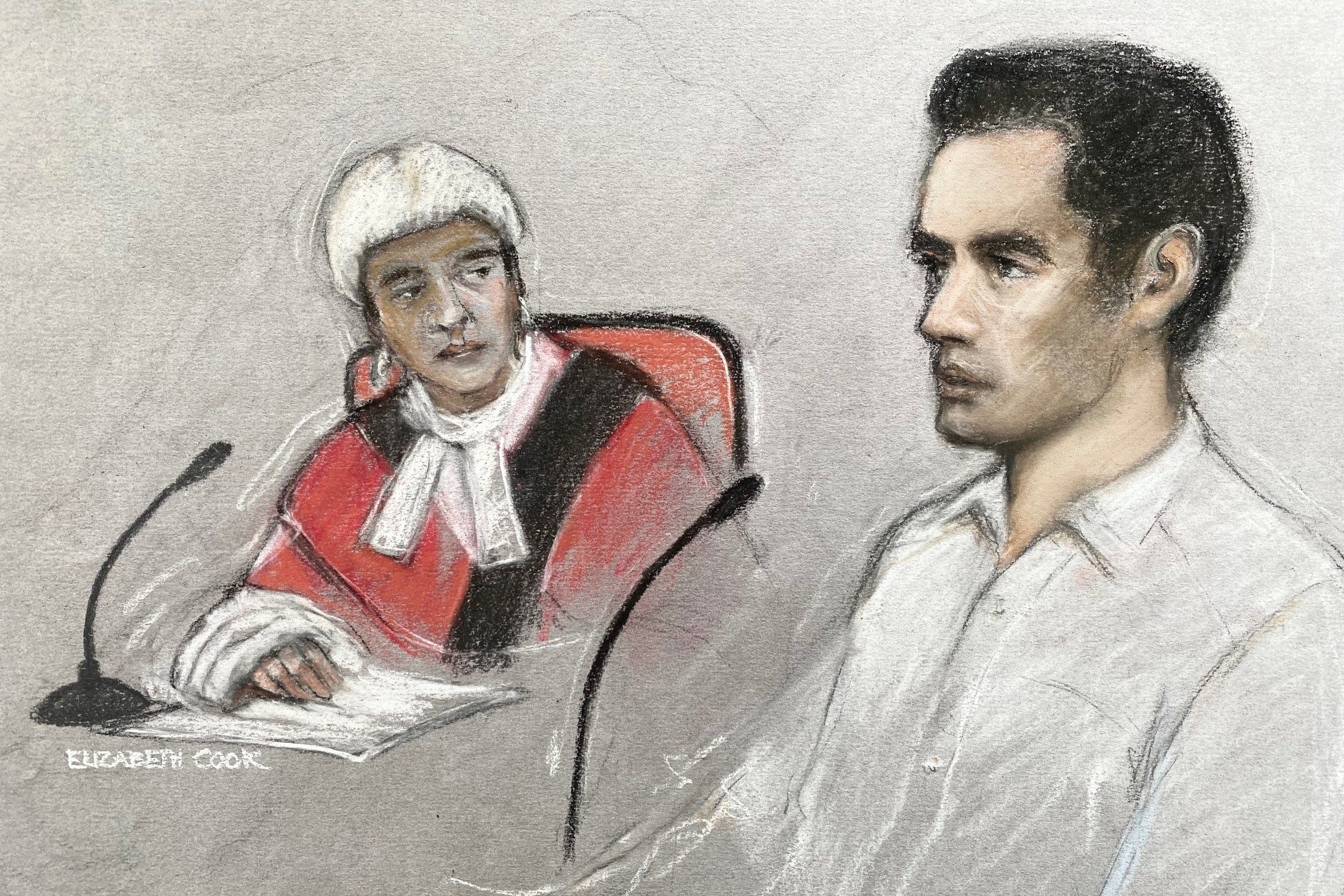 Daniel Khalife appearing at Woolwich Crown Court (Elizabeth Cook/PA)