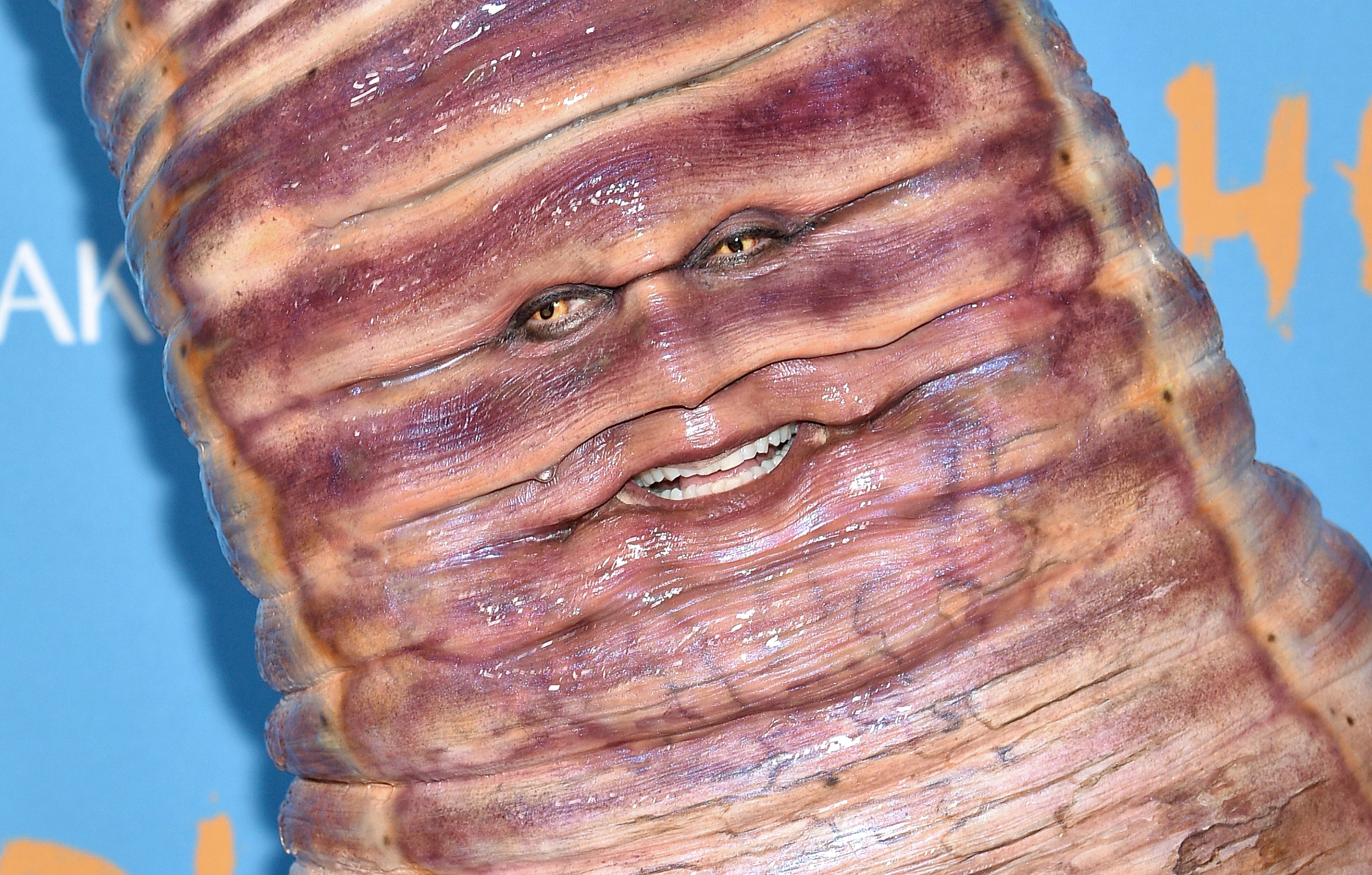 Heidi Klum, dressed as a worm, attends her 21st annual Halloween party on Oct. 31, 2022