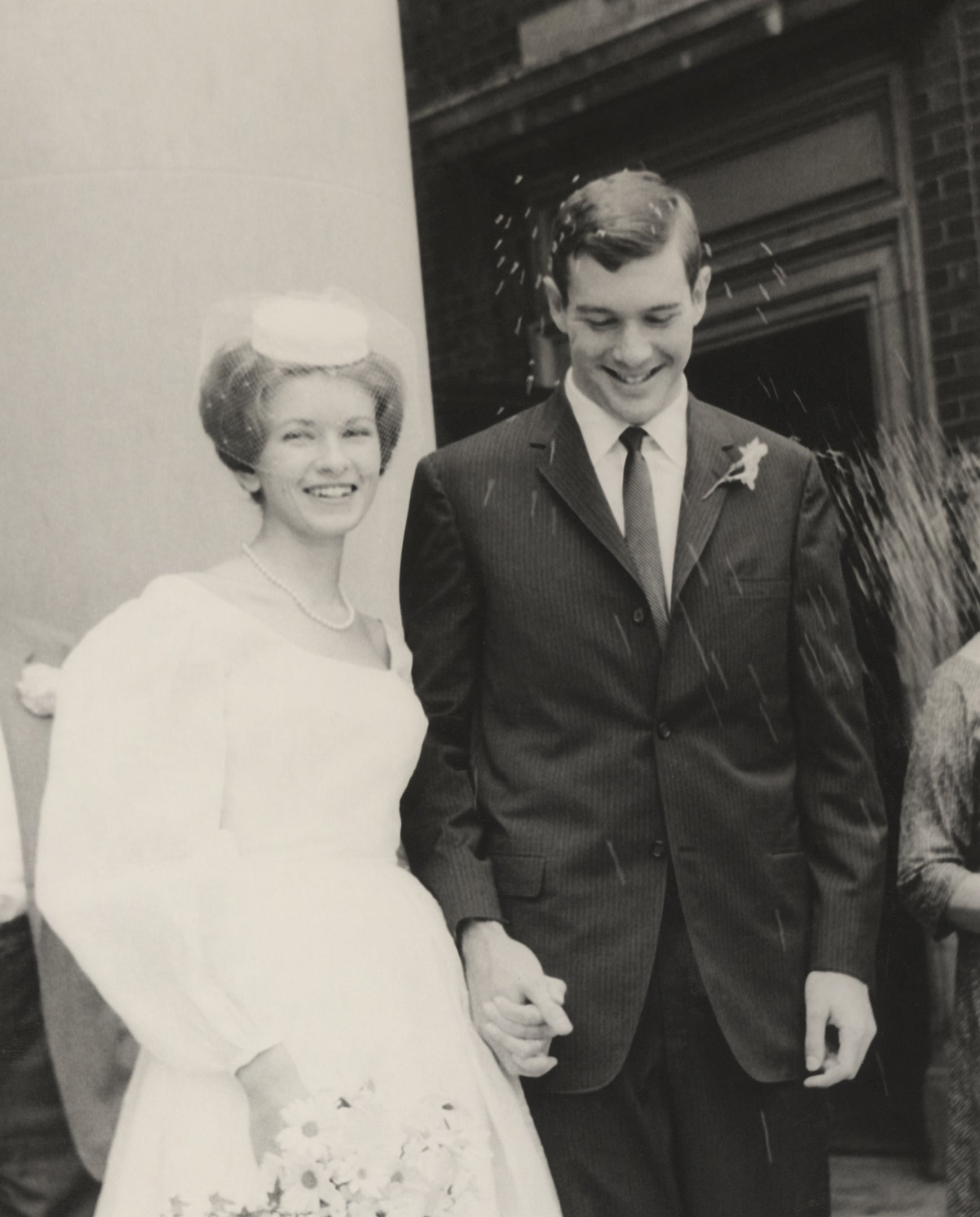 Martha Stewart at her wedding to Andrew in 1961