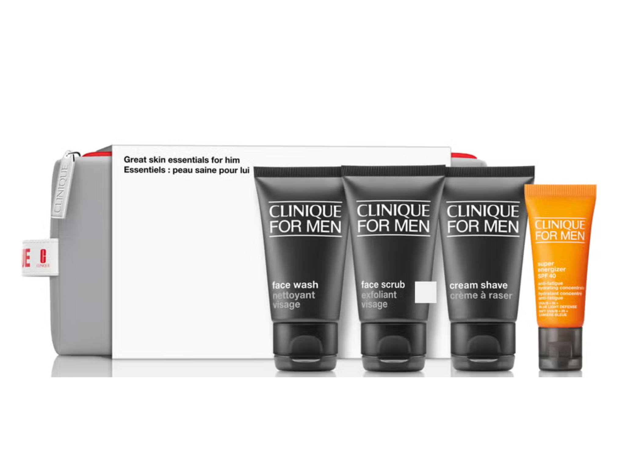 best mens skincare gift sets Clinique For Men Energising Skincare Gift Set indybest