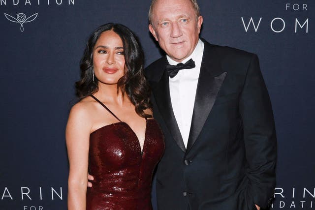 <p>François-Henri Pinault se casó con Hayak en 2009</p>