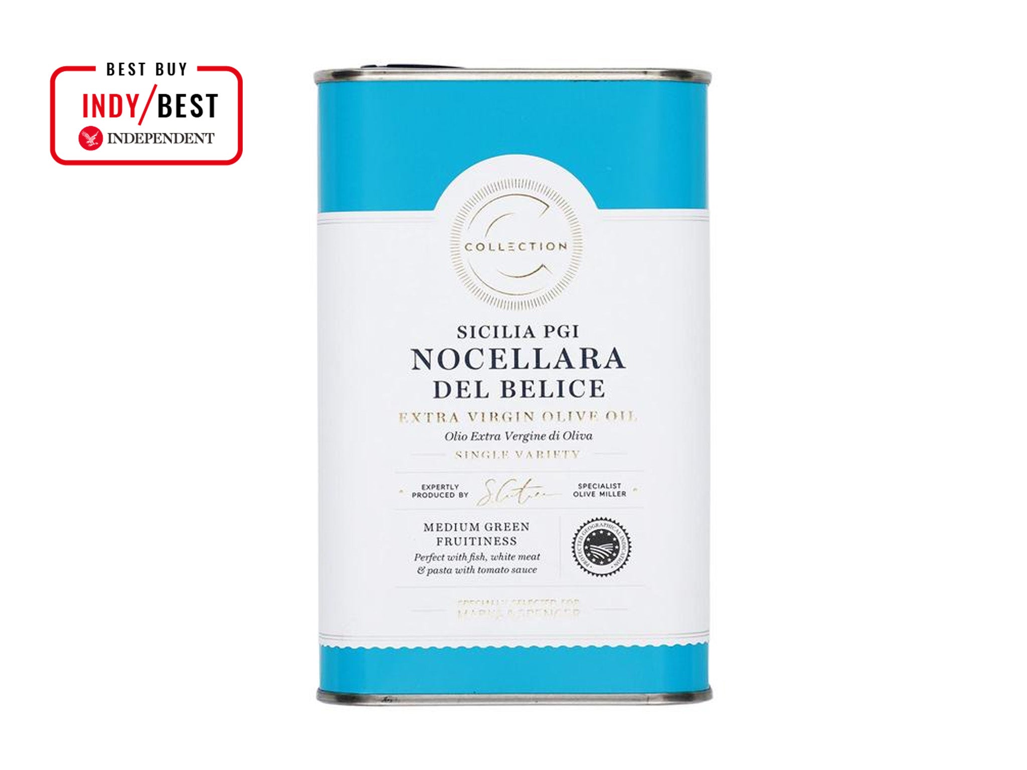 M&S nocellara del belice extra virgin olive oil