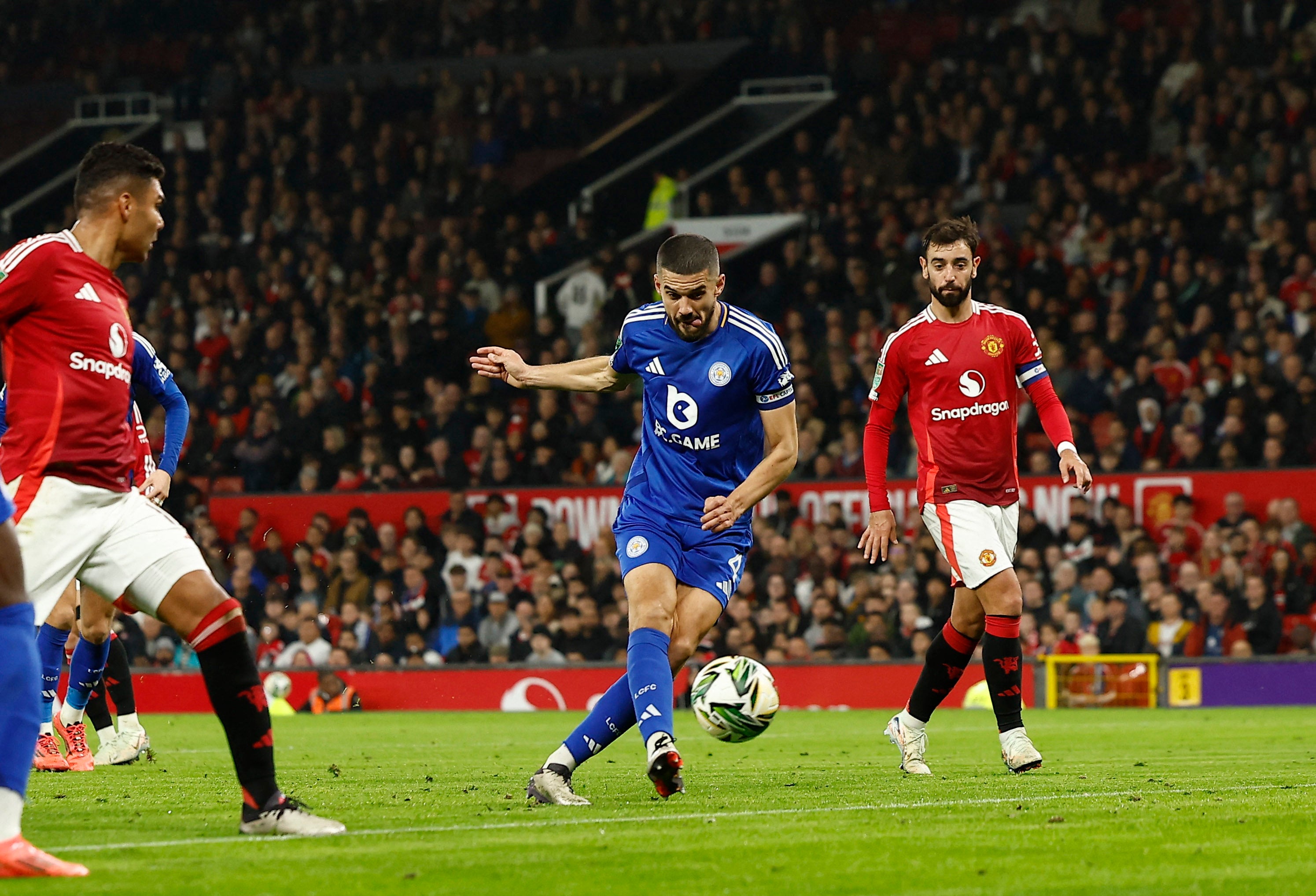 Conor Coady turned home a shot after Bilal El Khannouss first got Leicester on the scoresheet