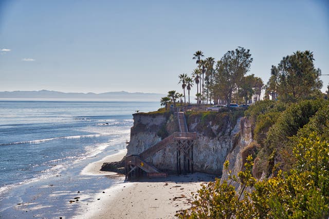 <p>Coastline viewed from University of California, Santa Barbara in Isla Vista, California</p>