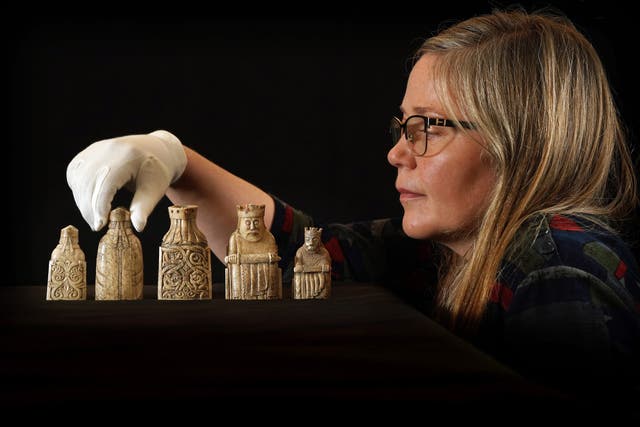 The new display enables visitors to see the backs of the figures (Stewart Attwood/PA)