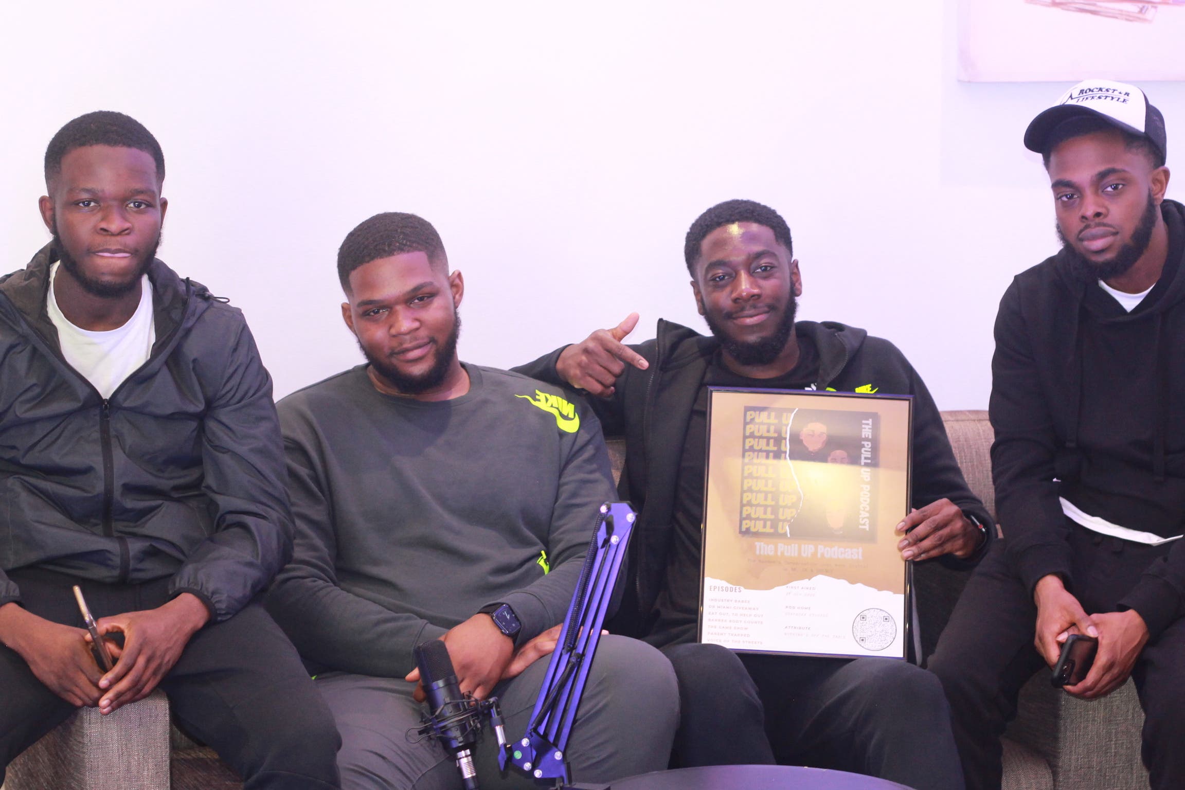 The Pull Up Podcast is a weekly catch-up with hosts Gbenga (Gbengz), Nathan (NB), Joel (JB) and Sope (SP). (The Pull Up Podcast/PA)