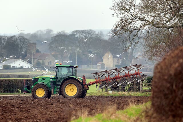 The Conservatives say that Labour’s ‘death taxes’ will hit farms and businesses hard (Danny Lawson/PA)