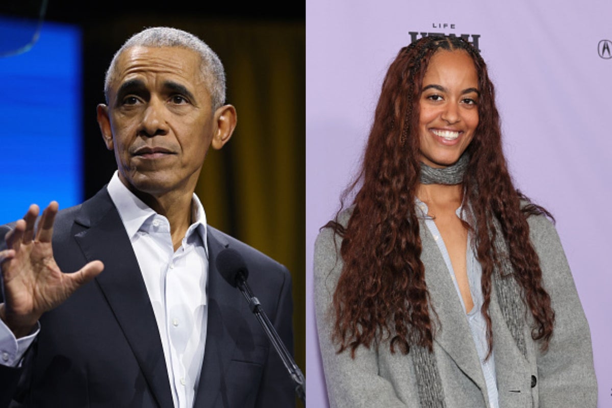 Barack Obama reacts to daughter Malia dropping last name | The Independent