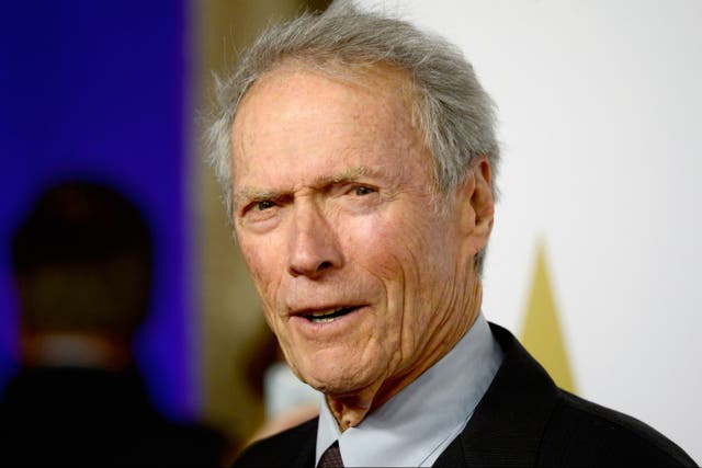 <p>The man with no name: Clint Eastwood pictured in 2015</p>