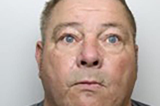 Peter Lynch was jailed for more than two years after he was filmed screaming abuse at riot police outside a hotel housing asylum seekers (South Yorkshire Police/PA)