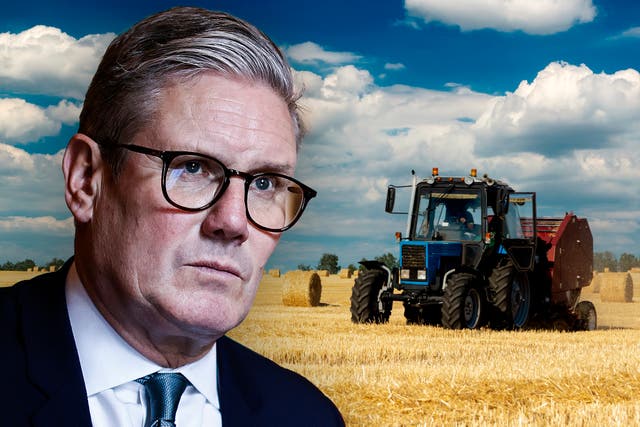 <p>Keir Starmer had promised to ‘work with farmers’ in a speech to the NFU </p>