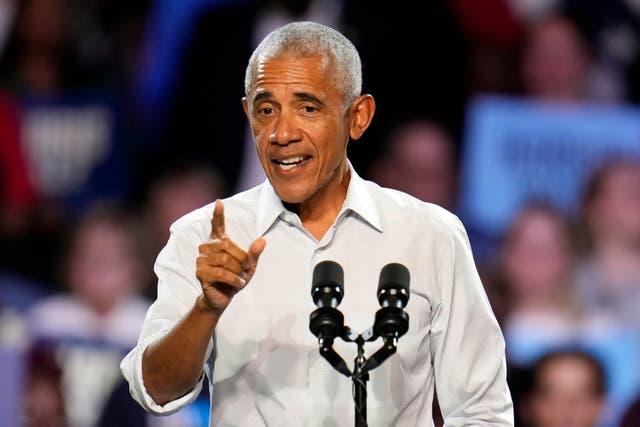 <p>Barack Obama’s stop at a campaign office to stump for Kamala Harris in October came with a lecture aimed at Black men </p>