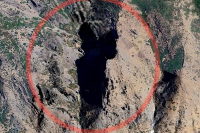 Utah County Sheriff’s Office shared the GPS spot where the hiker stumbled upon the human remains in the northeast Springville Mountains