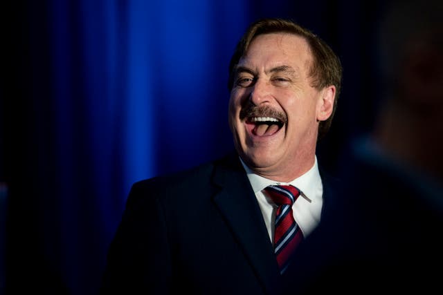 <p>Mike Lindell is not happy about his present financial woes</p>