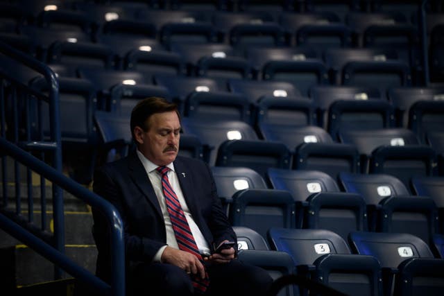 <p>Mike Lindell’s snowballing cash crunch has landed him in court</p>