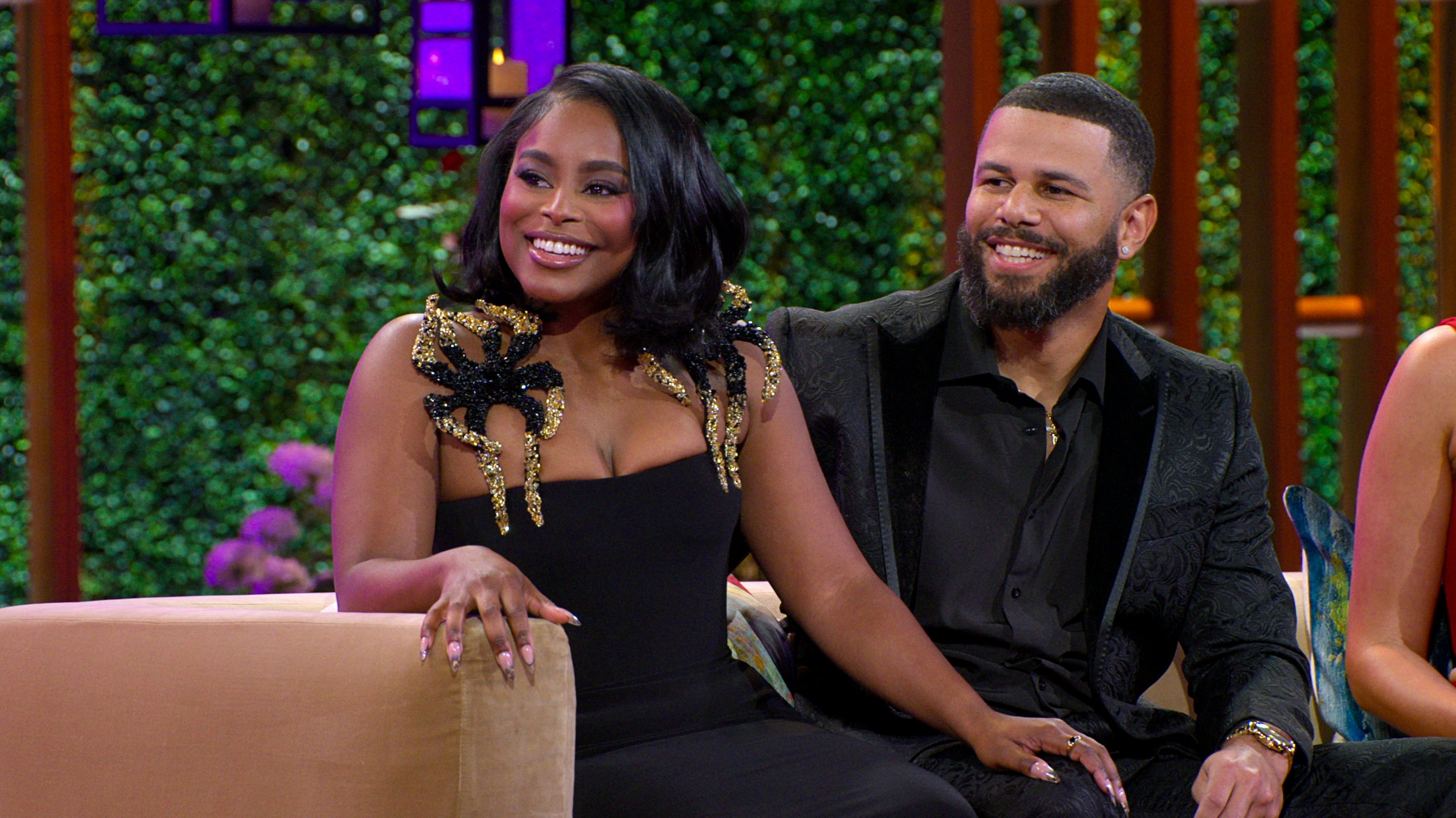 <p>Ashley y Tyler, estrellas de Love Is Blind, en la reunión de la séptima temporada </p>