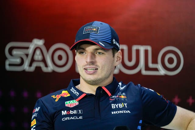 <p>Max Verstappen hit out at his critics at the Brazilian GP press conferences </p>