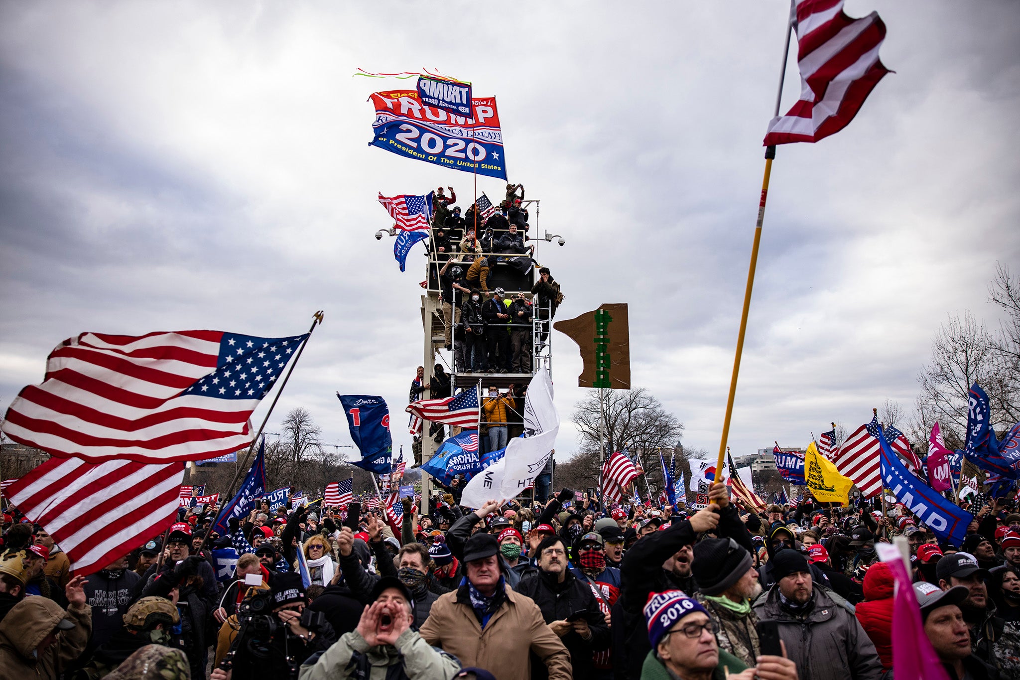 Trump supporters stormed the U.S. Capitol on January 6, 2021 in protest of the 2020 election results