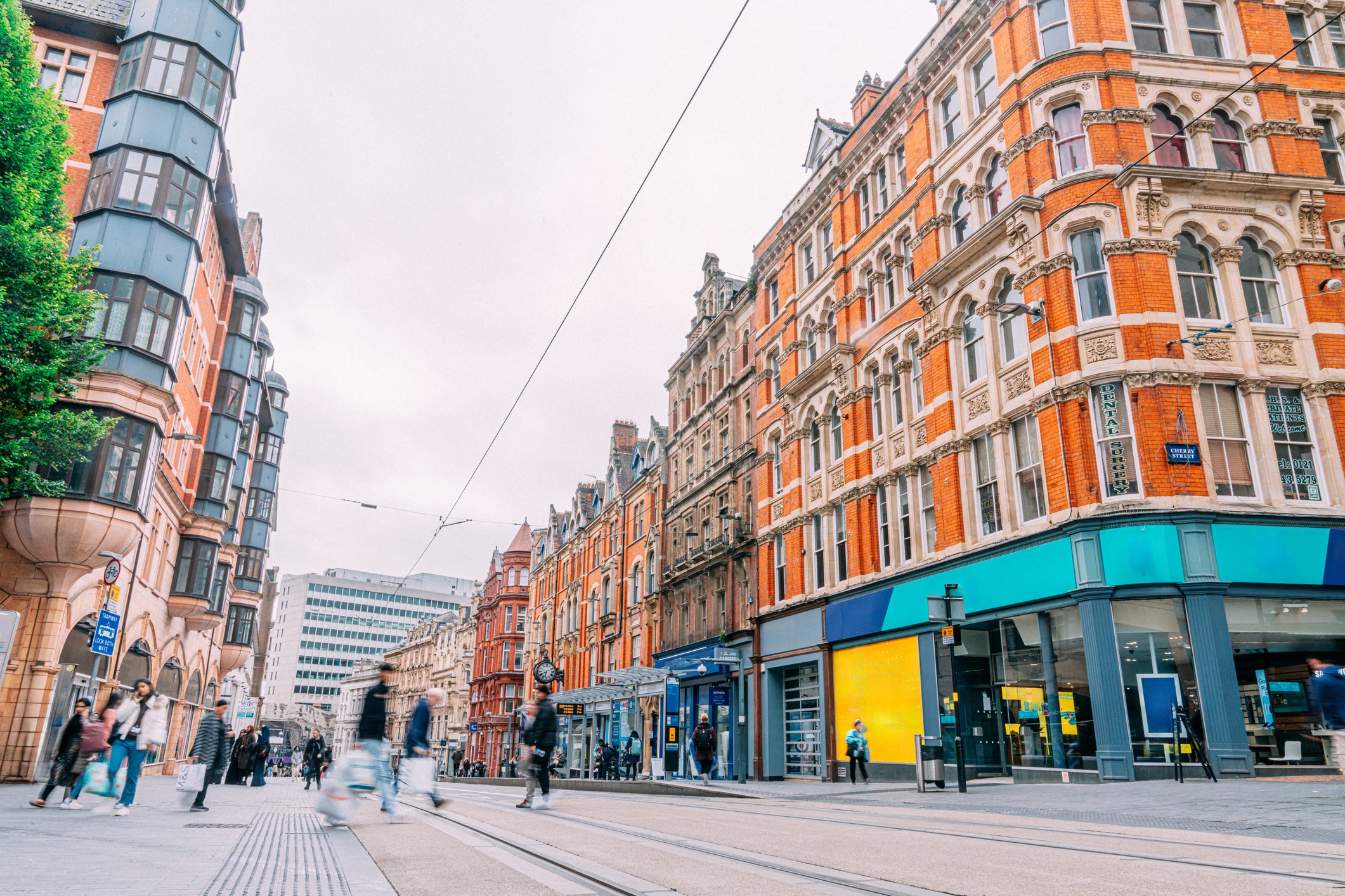 Much of Birmingham city centre is pedestrianised - and now bikes may be banned from these areas