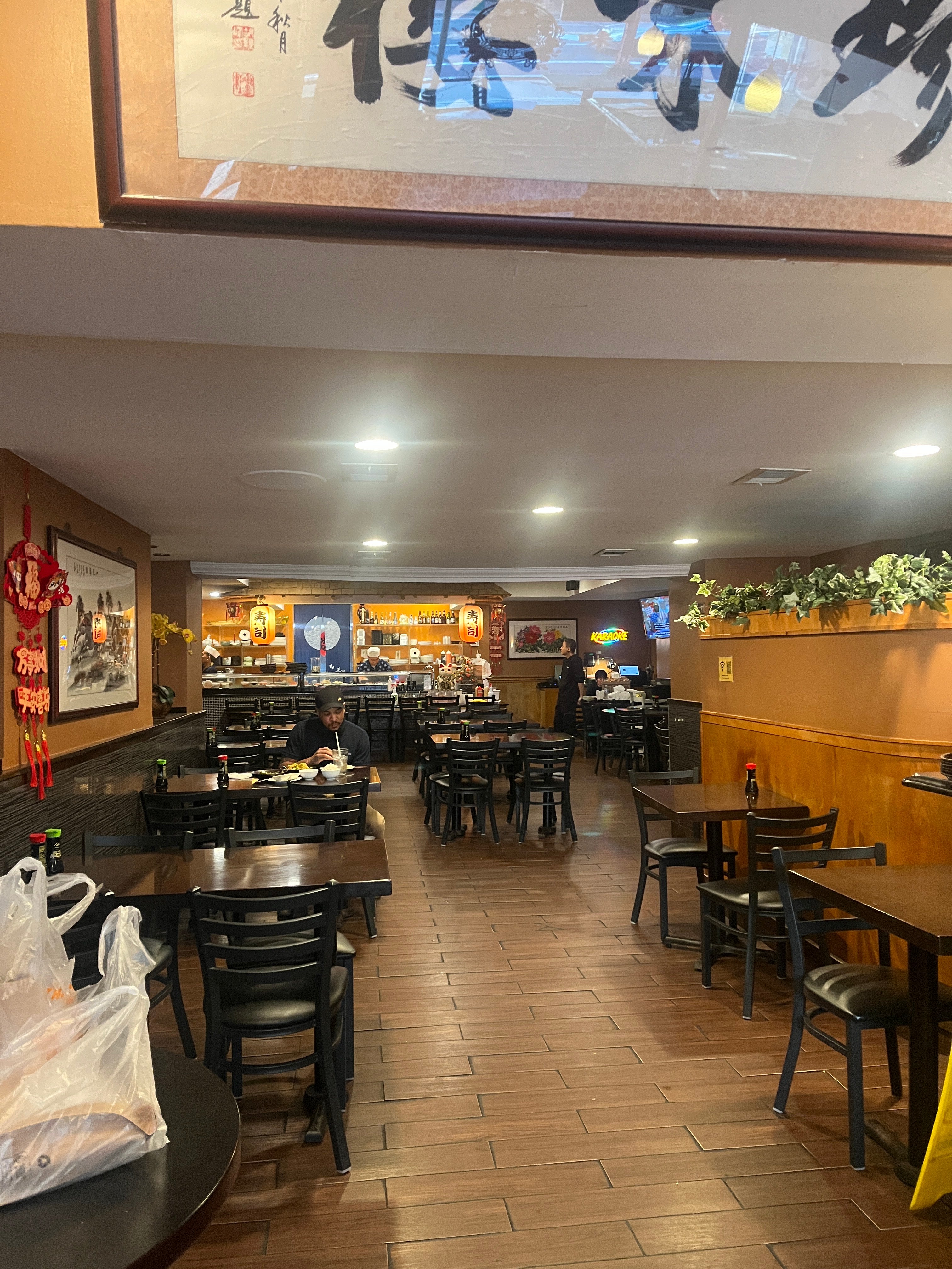 The interior of the Wok and Roll restaurant that used to be the Mary Surratt boardinghouse