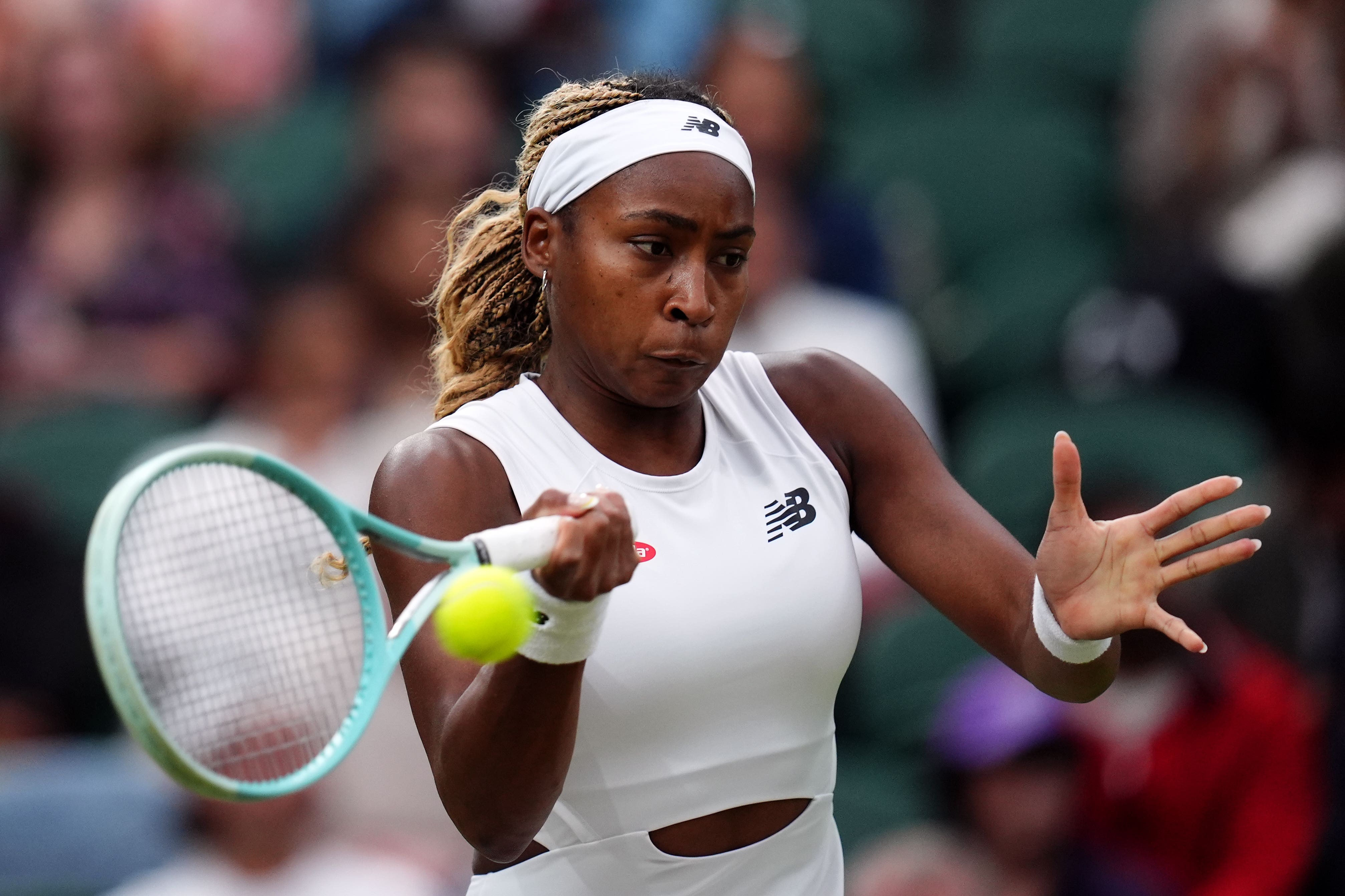 Coco Gauff admitted she had concerns about travelling to Saudi Arabia (John Walton/PA)