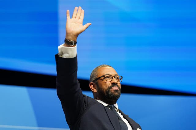 James Cleverly said he would not serve in the new Conservative leader’s shadow cabinet (Stefan Rousseau/PA)