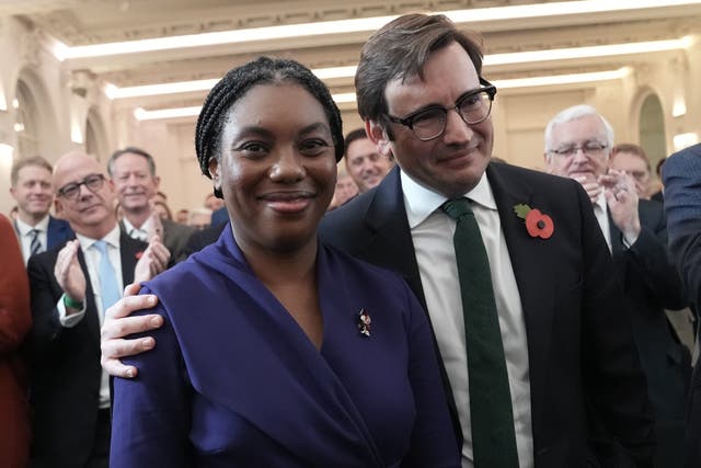 <p>Kemi Badenoch has been elected leader of the Conservative Party, becoming the first black woman elected to lead a major UK political party (Stefan Rousseau/PA)</p>