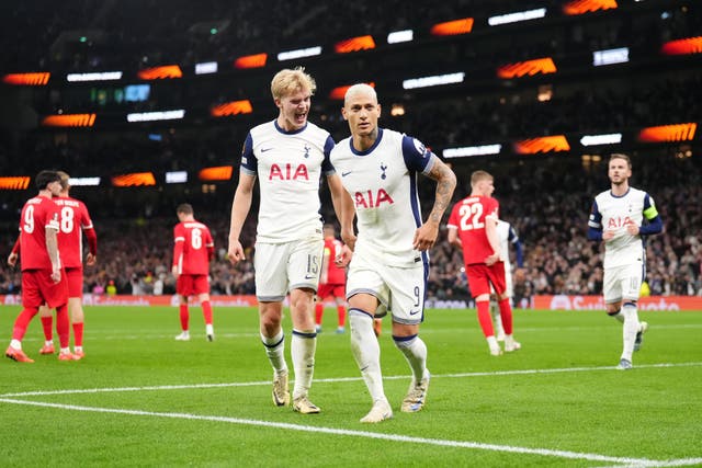 <p>Tottenham continue their Europa League campaign </p>