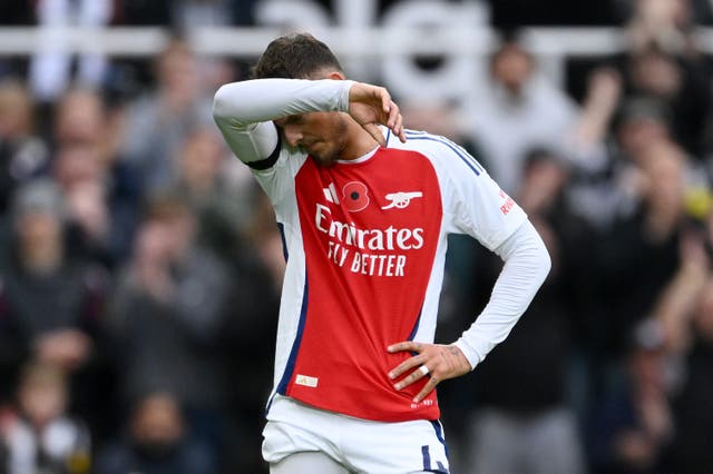 <p>Arsenal were incredibly poor as they slipped to defeat at Newcastle </p>